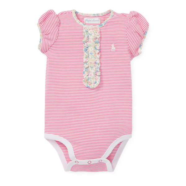 Body b&eacute;b&eacute; en coton ray&eacute; Baby Girl en 1