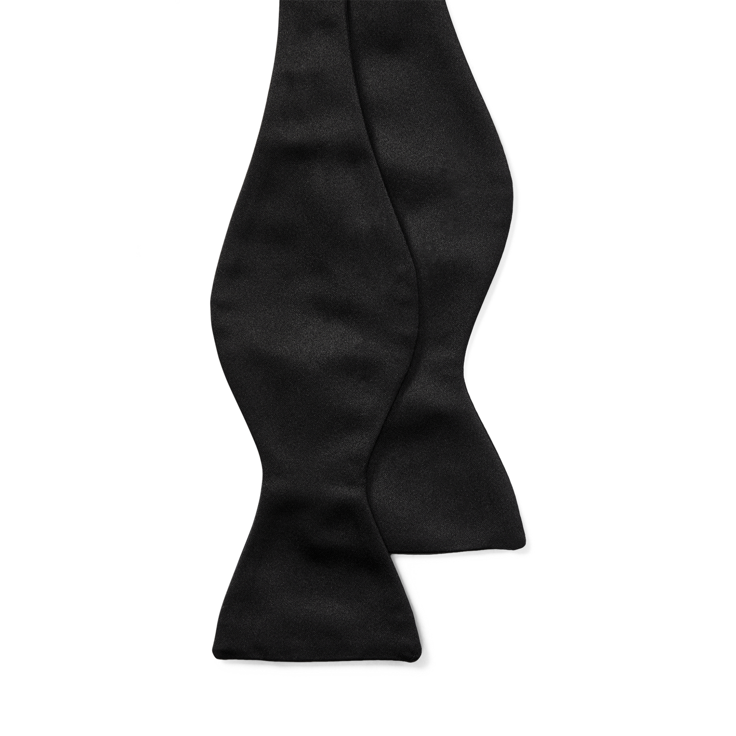 Мужской галстук-бабочка Ralph Lauren Silk Satin Bow Tie, цвет: Чёрный — фото 3