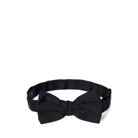 Детские галстуки Ralph Lauren Pre-Tied Silk Grosgrain Bow Tie, цвет: Чёрный