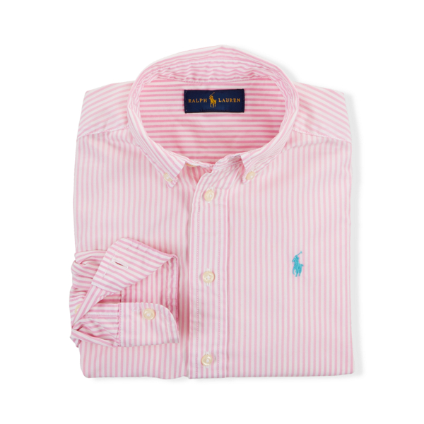 Pink Multi Blake Striped Cotton Shirt Boys 2-7 1