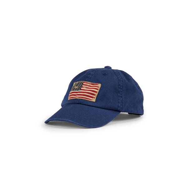 Rustic Navy Flag Patch Cap Baby Boy 1