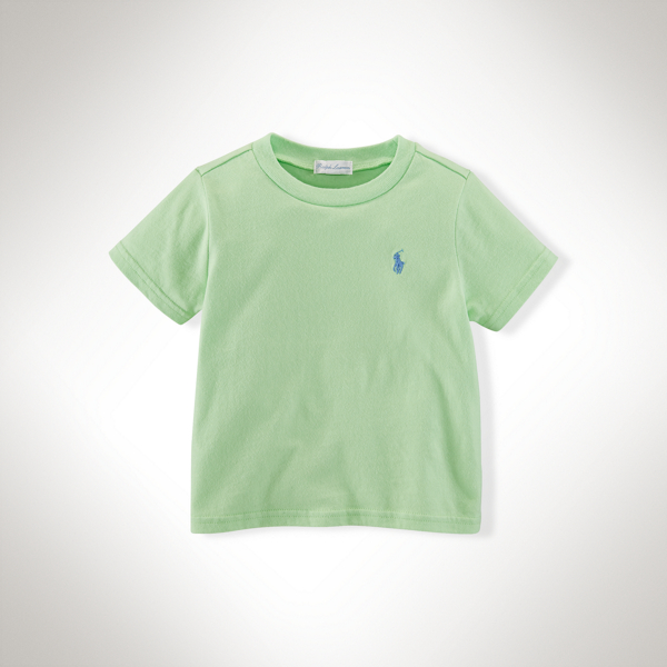 Cruise Lime Solid Cotton Crewneck Tee Baby Boy 2