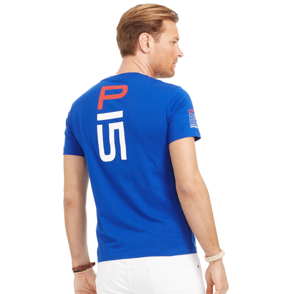 Pure Sapphire "Sailing Team" Cotton T-Shirt Big & Tall 2