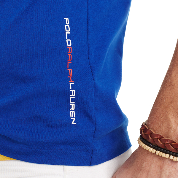Pure Sapphire "Sailing Team" Cotton T-Shirt Big & Tall 4