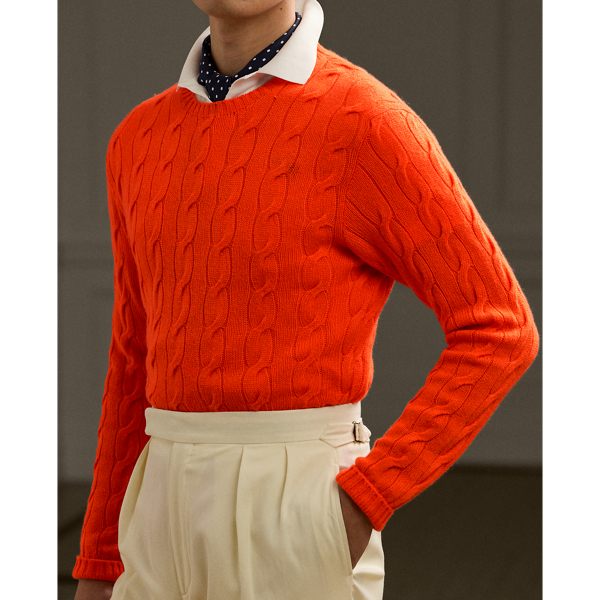 Cable-Knit Cashmere Sweater
