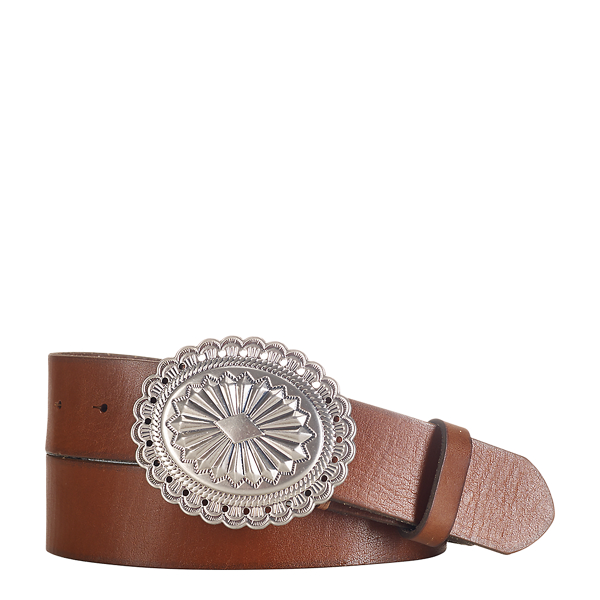 Cuoio Concho Leather Belt Lauren 1