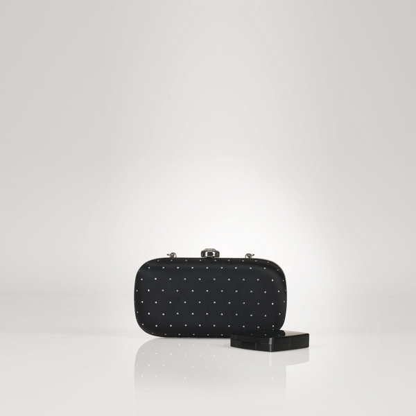 Black Satin Minaudi&egrave;re Lauren 2