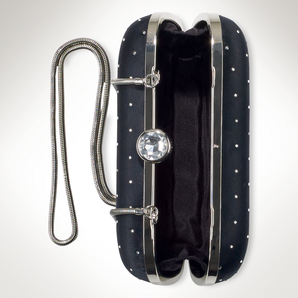 Black Satin Minaudi&egrave;re Lauren 3