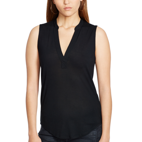 Polo Black Sleeveless Jersey Top Polo Ralph Lauren 3