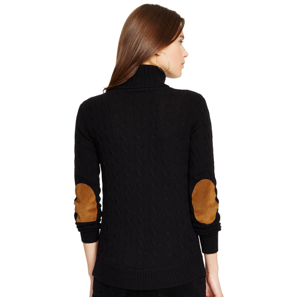 Polo Black Cabled Merino Wool Turtleneck Polo Ralph Lauren 2