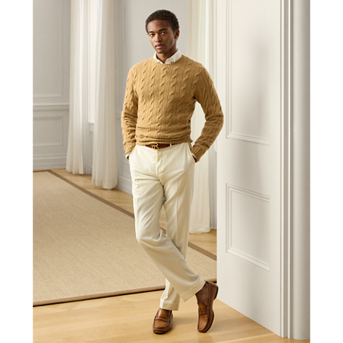 Мужские свитеры Ralph Lauren Cable-Knit Cashmere Sweater