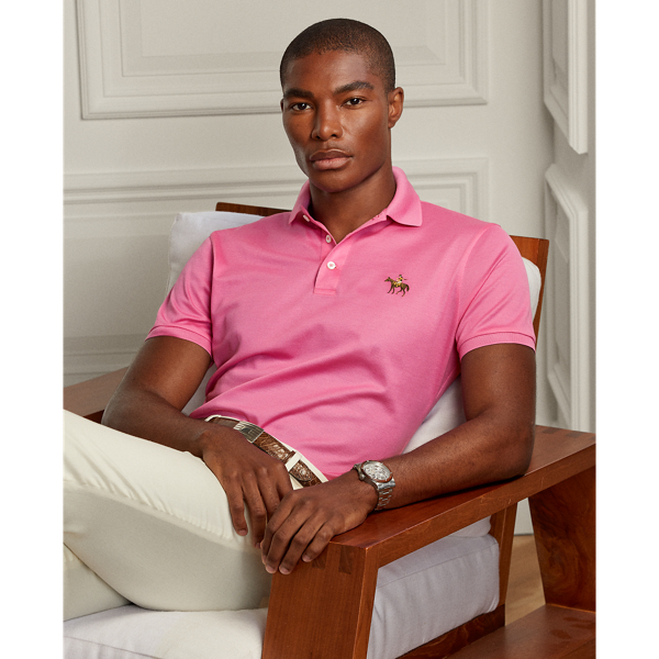 Ralph lauren pink polo shirt hotsell