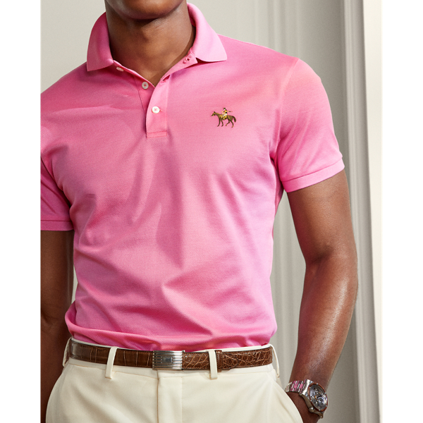 ラルフローレンポロシャツ ピンク カスタムフィット Mサイズ ポロ ラルフ ローレン POLO RALPH LAUREN カスタム スリム