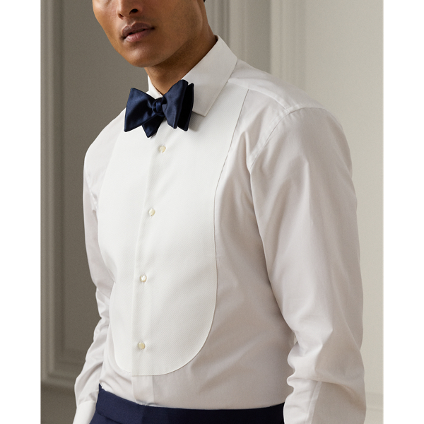 Pique Bib French Cuff Tuxedo Shirt
