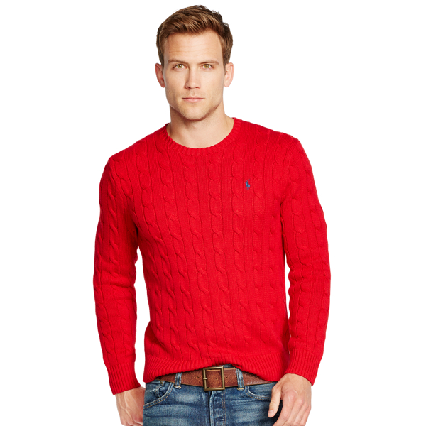 Polo Ralph Lauren cable popular knit crewneck sweaters