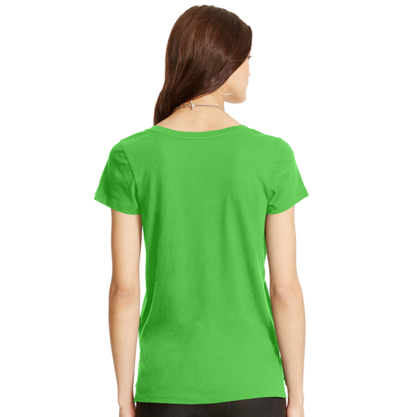 Tiller Green Cotton Jersey V-Neck Tee Polo Ralph Lauren 2