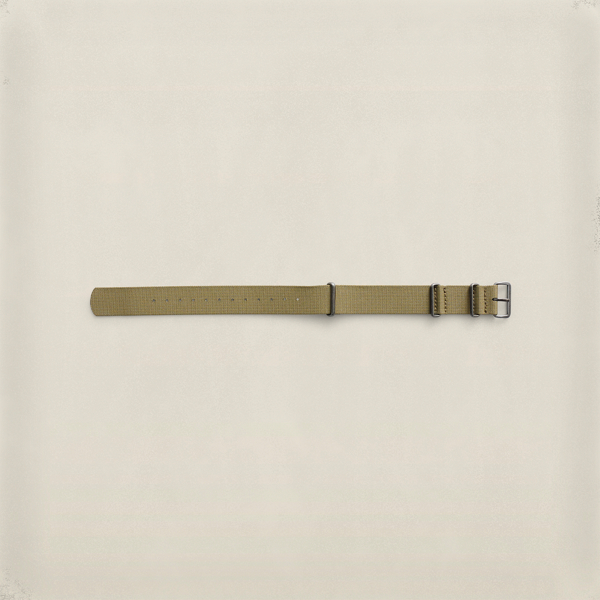 Khaki Nylon Watch Strap RRL 1