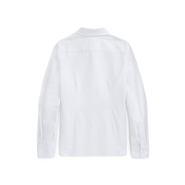 White Cotton Oxford Shirt Girls 7-16 2