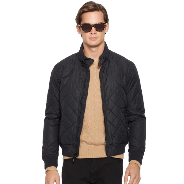 Polo Black Quilted Bomber Jacket Polo Ralph Lauren 1