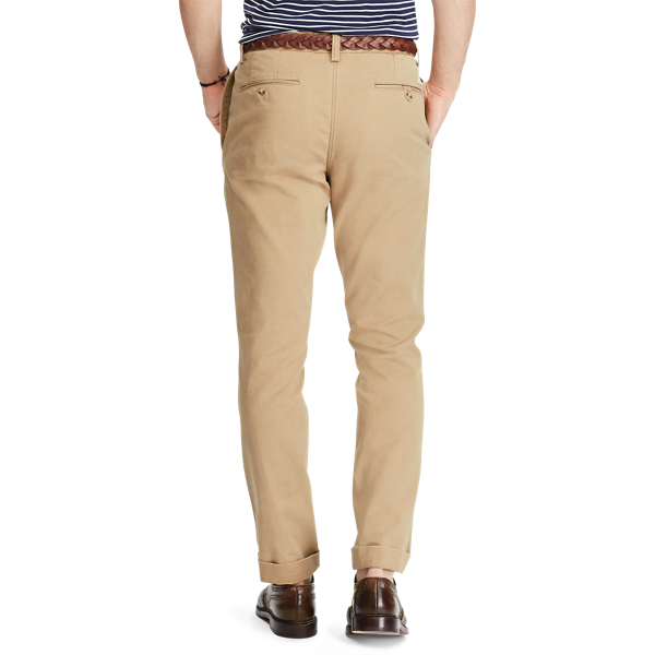 Granary Tan Slim Fit Cotton Chino Polo Ralph Lauren 4