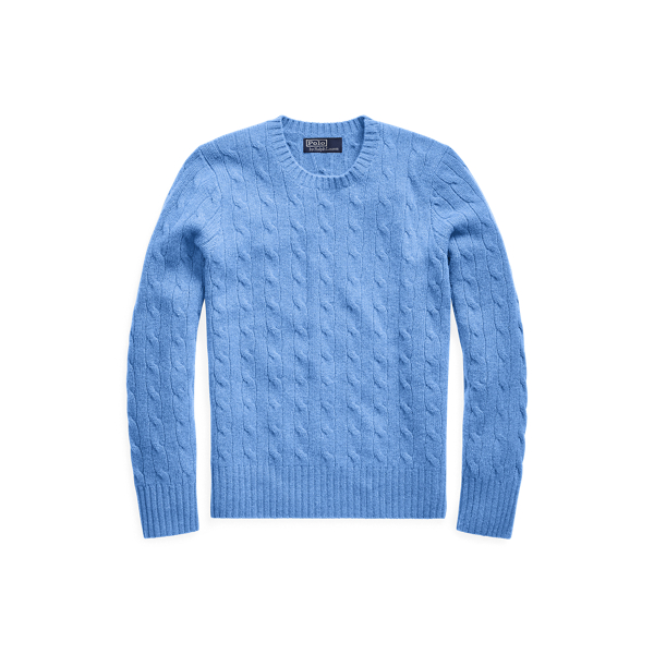 Cable Knit Cashmere Sweater for Men Ralph Lauren PT