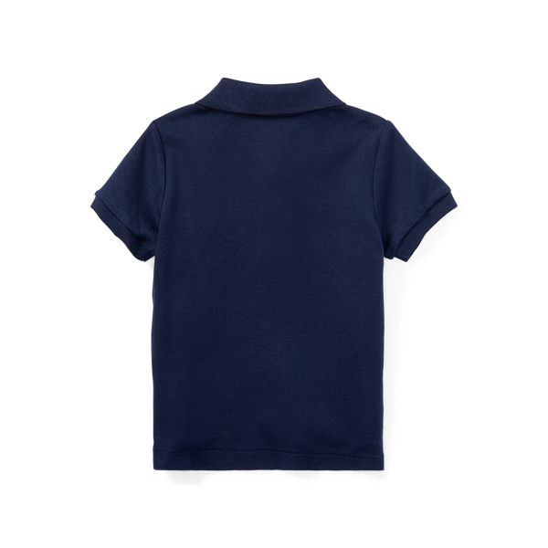 Baby blue polo shirt toddler best sale