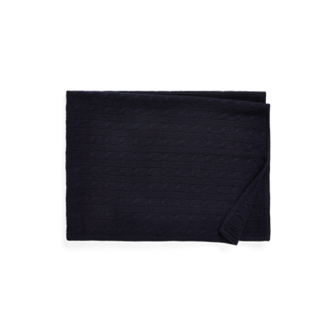 Детский плед Ralph Lauren Cashmere Baby Blanket, цвет: Тёмно-синий