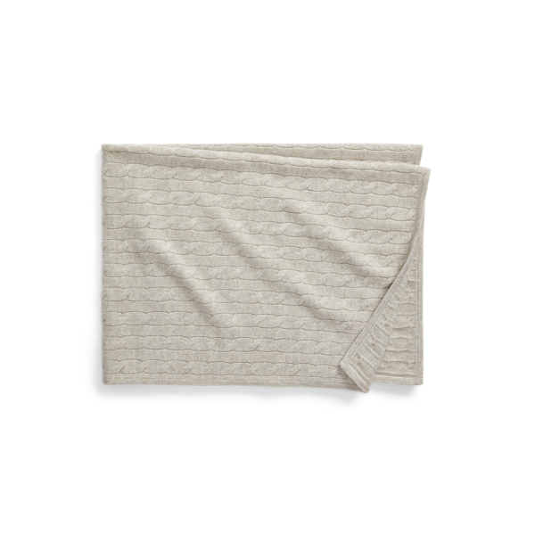 Light Grey Heather Cashmere Baby Blanket Baby 1