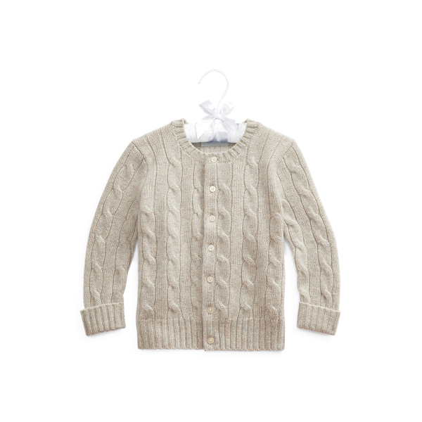 Cable-Knit Cashmere Cardigan