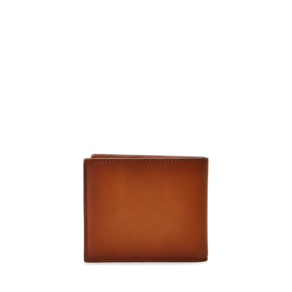 Vintage Brown Hand-Burnished Vachetta Wallet Purple Label 2