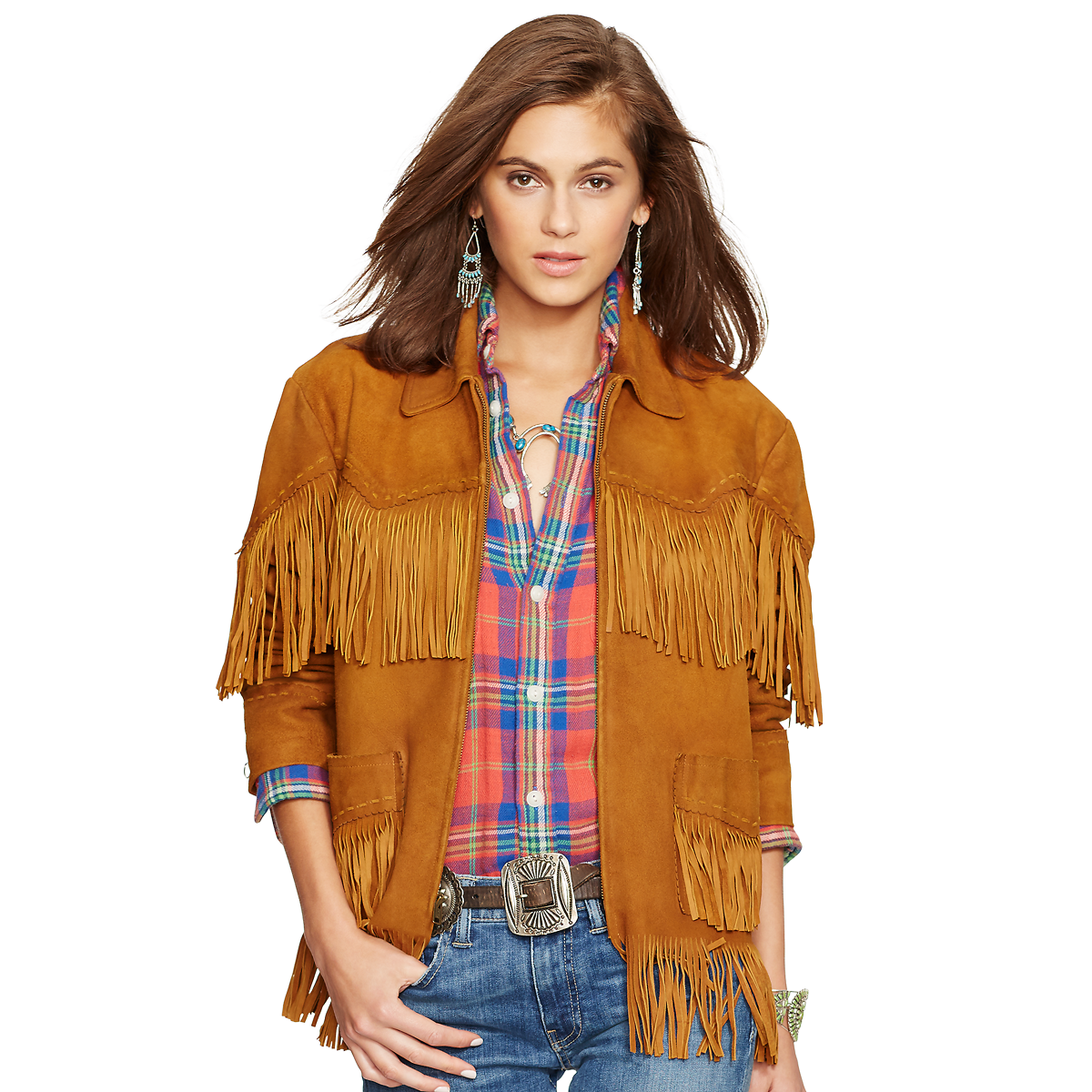 Fringed Suede Jacket