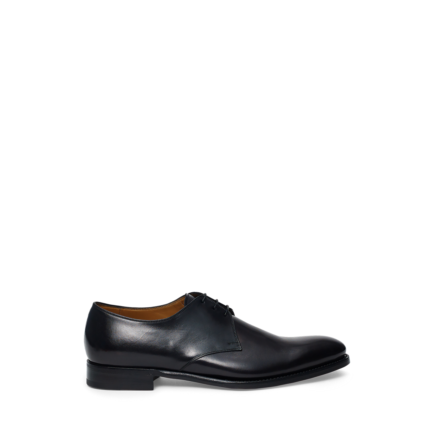 Мужские туфли Ralph Lauren Dalvin Calfskin Oxford, цвет: Чёрный — фото 3