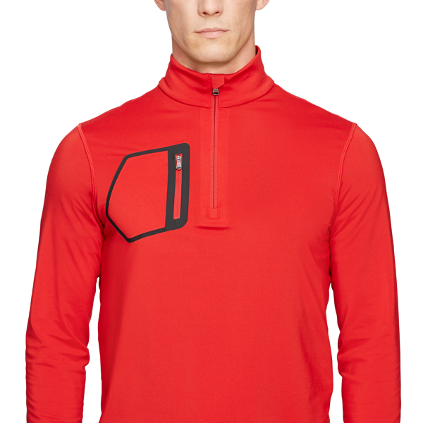 RL 2000 Red Jersey Half-Zip Pullover RLX Golf 3