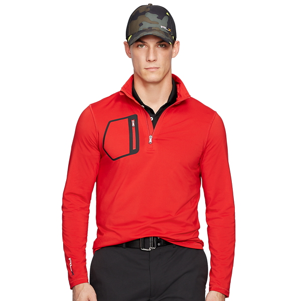 RL 2000 Red Jersey Half-Zip Pullover RLX Golf 1
