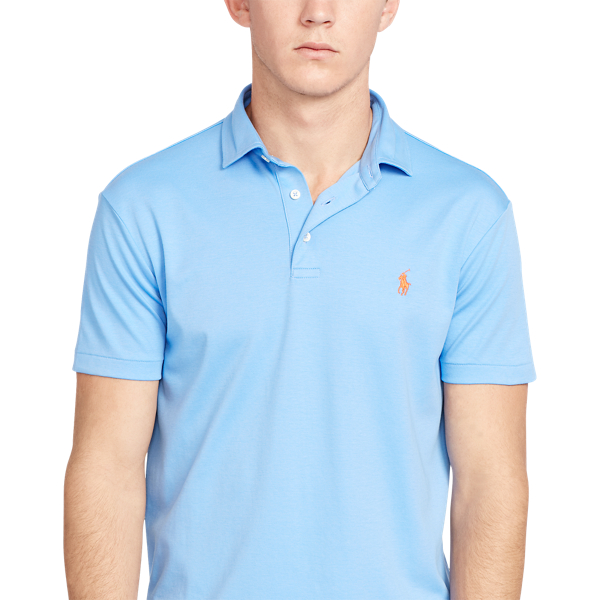 Harbor Island Blue Pima Soft Touch Polo Polo Ralph Lauren 3