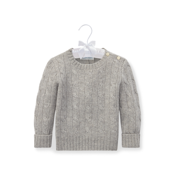 Der Kaschmirpullover mit Zopfmuster Baby in 1