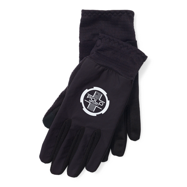 Polo Black/Black Touch Screen Running Gloves Polo Sport 1