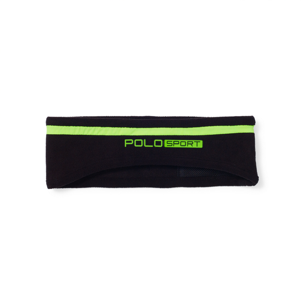 Black/Rescue Green Thermal Fleece Headband Polo Sport 1