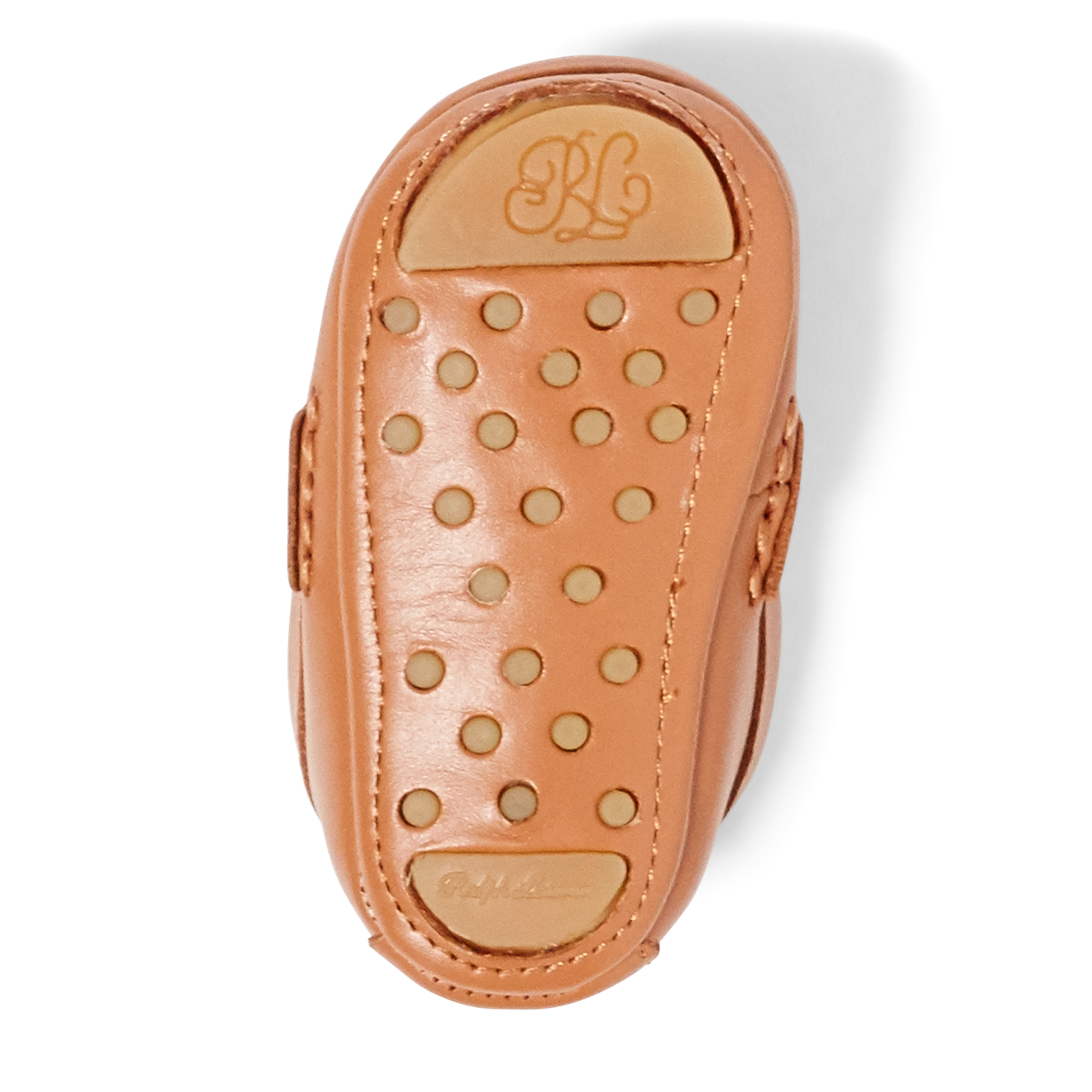 Детские туфли Ralph Lauren Telly Leather Loafer, цвет: Рыжевато-коричневый кожаный — фото 3