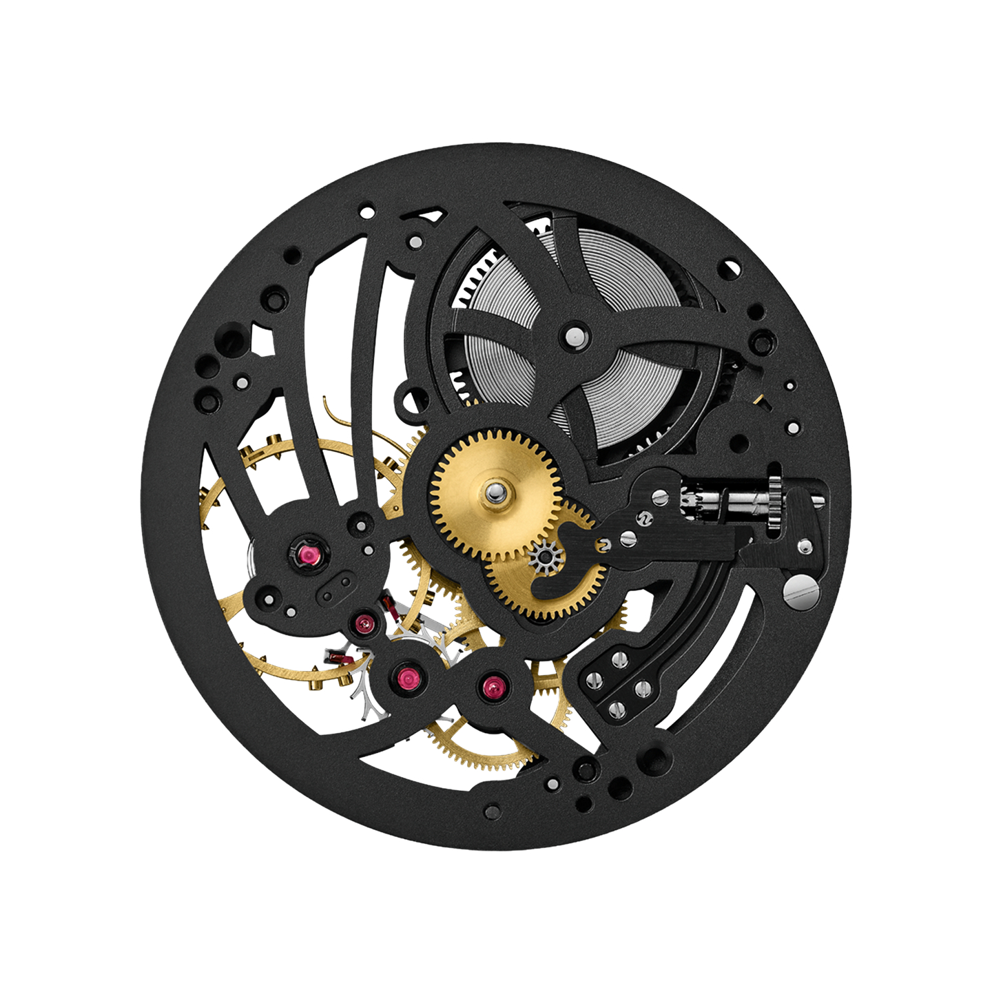 Мужские часы Ralph Lauren 45 MM Skeleton Steel Watch, цвет: Чёрный — фото 1