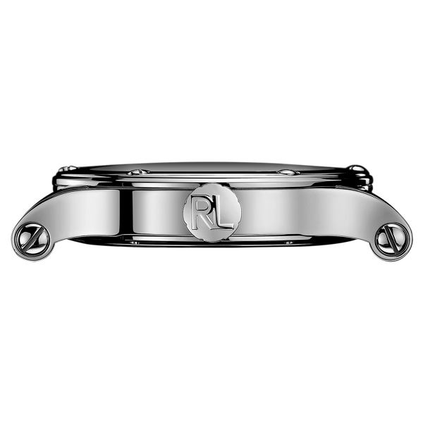 Cron&oacute;metro de 39 mm a&ccedil;o The Sporting Collection em Mostrador preto 2