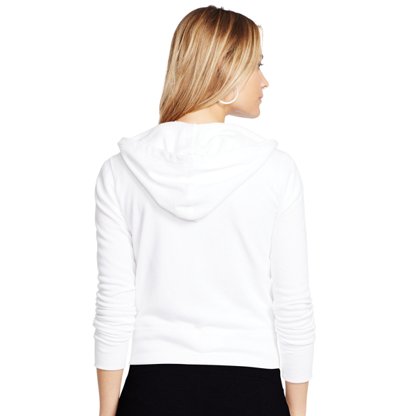 White Pink Pony Full-Zip Hoodie Pink Pony 2