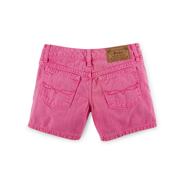 Pink Denim Short Girls 7-16 2