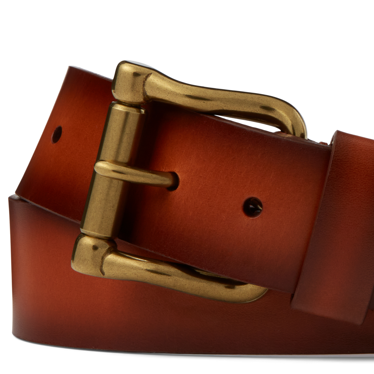 Мужской ремень Ralph Lauren Vachetta Leather, цвет: Винтажный коричневый — фото 1