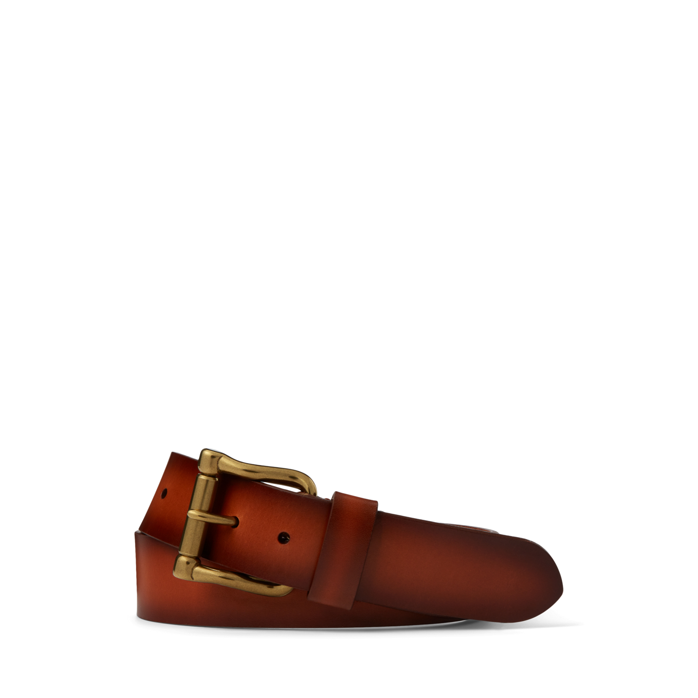 Мужской ремень Ralph Lauren Vachetta Leather, цвет: Винтажный коричневый — фото 2