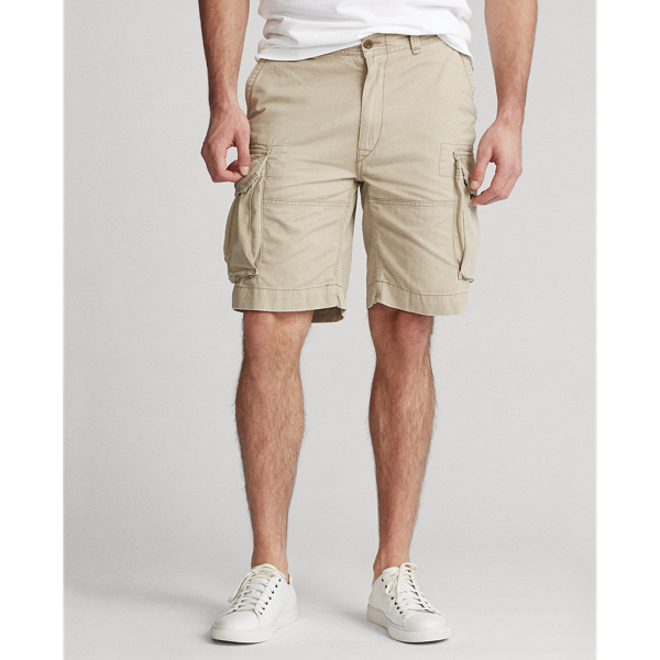 Classic-Fit Twill-Cargo-Shorts Gellar Big & Tall in Hudson-Sandbraun 3