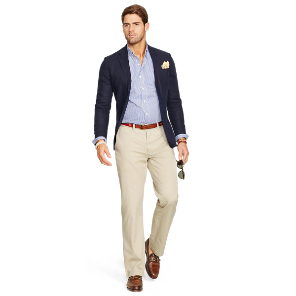 Classic Stone Relaxed Fit Cotton Chino Polo Ralph Lauren 3
