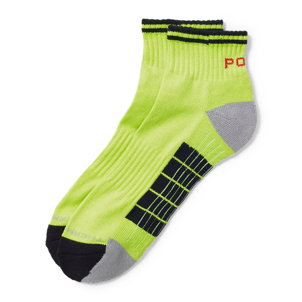 Green Sporty Ankle Socks Polo Sport 1