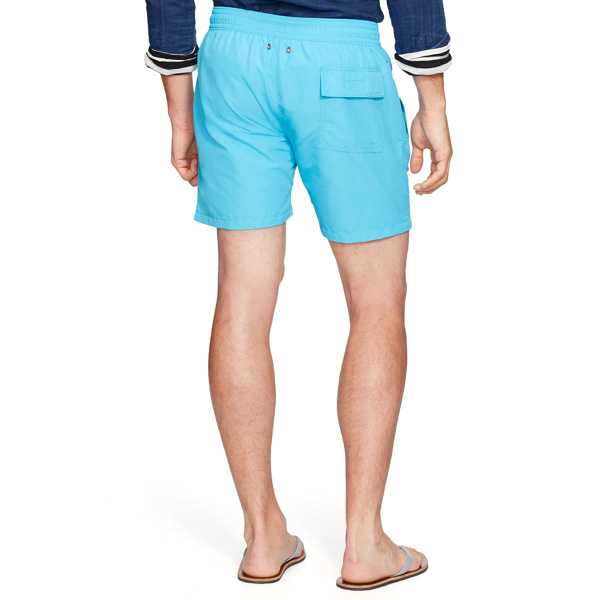 Carribean Blue 5&frac12;-Inch Hawaiian Swim Trunk Polo Ralph Lauren 2