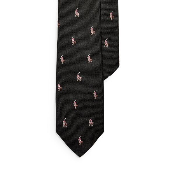 Pony Silk Narrow Tie Polo Ralph Lauren 1